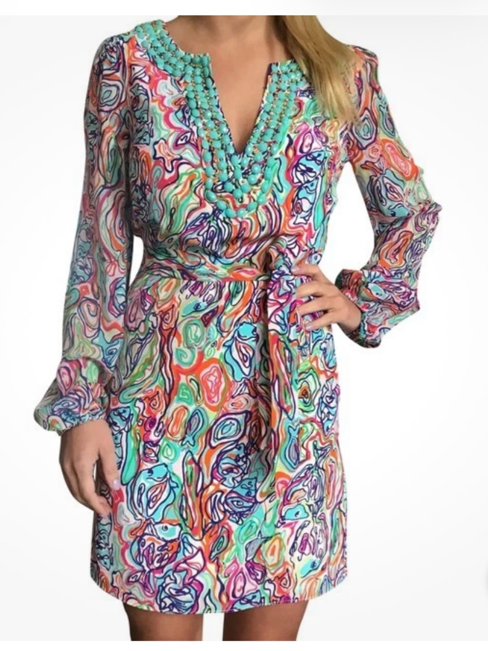 Lilly Pulitzer What a Catch Seamus Silk Mini Dress